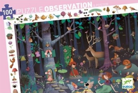 Puzzle d'observation La Foret Enchantee Djeco